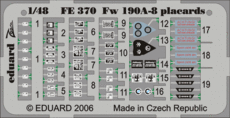 Fw 190A/F placards 1/48 