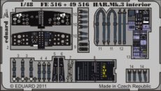 HAR. Mk.3　内装　接着剤塗布済 1/48 