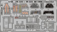 Bf 109E-4　内装　接着剤塗布済 1/48 