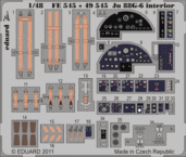 Ju 88G-6　内装　接着剤塗布済 1/48 