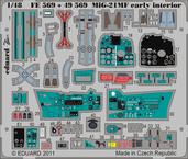 MiG-21MF　初期型内装　接着剤塗布済　ウィークエンド 1/48 