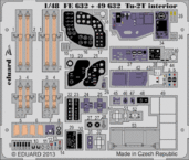 Tu-2T　内装　接着剤塗布済 1/48 