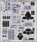 S-30M-2 フランカー　内装　接着剤塗布済 1/48 