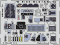 F-4J　内装　接着剤塗布済 1/48 