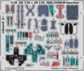 MiG-23MLD　内装　接着剤塗布済 1/48 