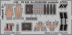 Su-25UB/UBK seatbelts STEEL 1/48 