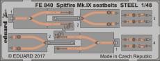 Spitfire Mk.IX upínací pásy OCEL 1/48 