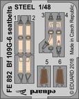 Bf 109G-6　シートベルト　スチール 1/48 