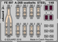 A-26B　シートベルト　スチール 1/48 