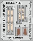 Bf 109G seatbelts STEEL 1/48 