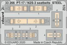 PT-17 / N2S-3 seatbelts STEEL 1/32 