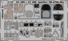 スピットファイア Mk.I/Mk.Iia　接着剤塗布済 1/72 