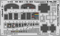 ランカスター B Mk.III ダムバスター　内装　接着剤塗布済 1/72 