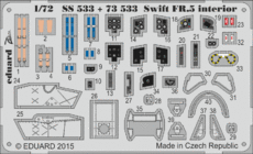 スウィフト FR.5　内装 1/72 