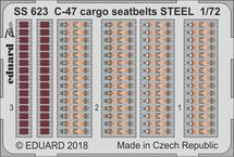 C-47　カーゴシートベルト 　スチール 1/72 