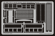 KV-1 mesh model 1942 Simplified turret 1/35 