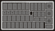 F-16 etch stencil data mask -etch 1/32 1/32 