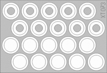 M-113 wheel mask 1/35 