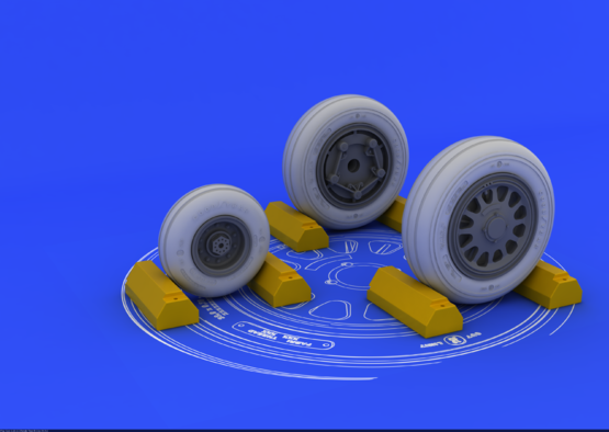 F-117A wheels 1/32  - 1