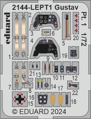 Bf 109G-5 PE-set 1/72  - 1