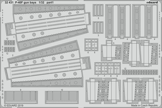 P-40F gun bays 1/32  - 1