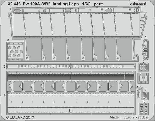 Fw 190A-8/R2 landing flaps 1/32  - 1