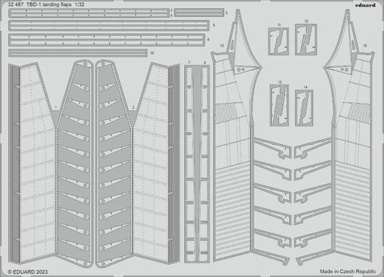 TBD-1 vztlakové klapky 1/32 