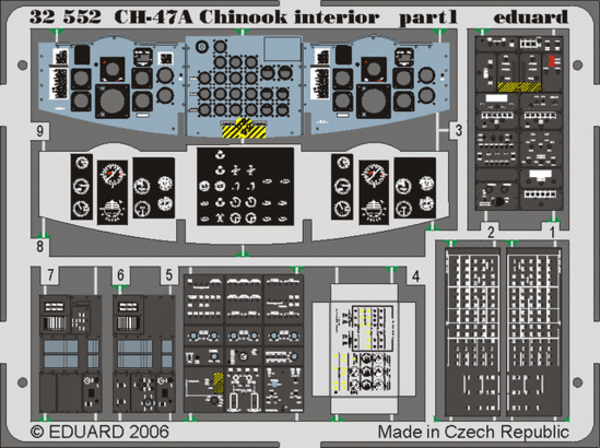 CH-47A Chinook interior 1/35  - 1