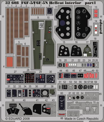 F6F-5/F6F-5N interior S.A. 1/32  - 1