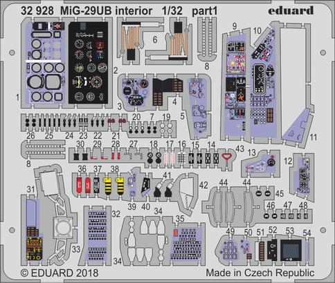 MiG-29UB interior 1/32  - 1