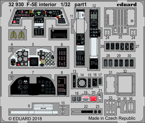 F-5E interior 1/32  - 1