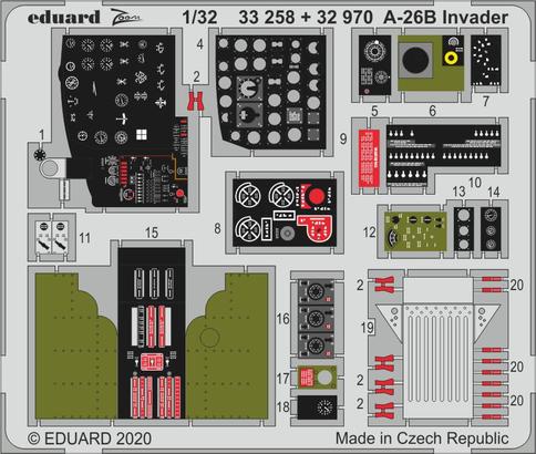 A-26B Invader cockpit interior 1/32  - 1