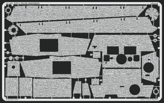 Zimmerit King Tiger 1/35 