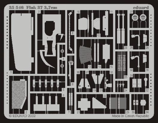 Flak 37 37mm 1/35 