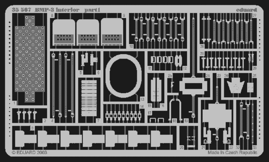 BMP-3 interior 1/35  - 1