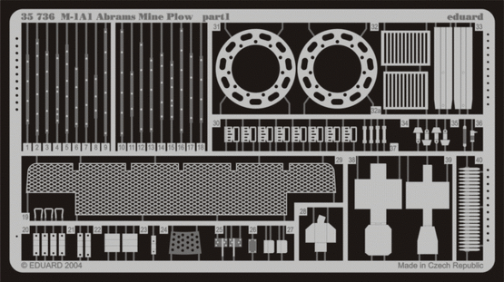 M-1A1 Mine Plow 1/35  - 1