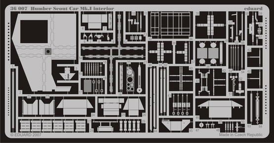 Humber Scout Car Mk.I interior 1/35 