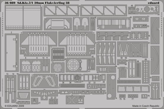 Sd.Kfz.7/1 Flakvierling 38 20mm 1/35 