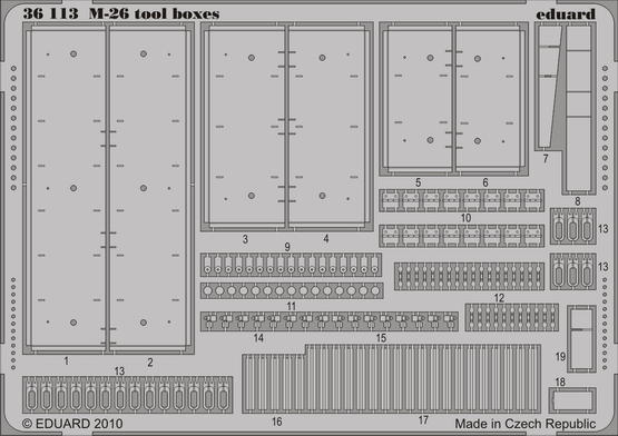 M-26 tool boxes 1/35 