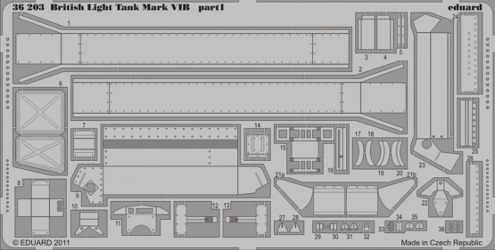 British Light Tank Mark VIB 1/35  - 1