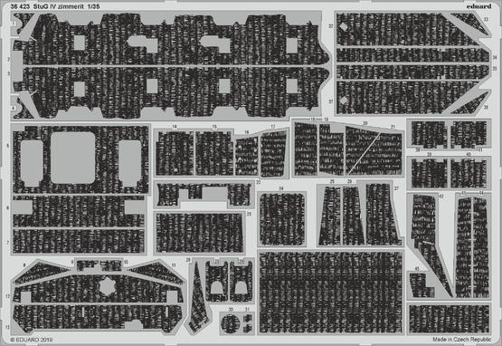 StuG IV zimmerit 1/35 