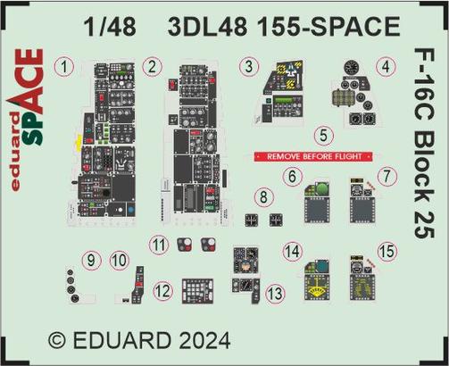 F-16C Block 25 SPACE 1/48  - 1