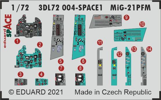 MiG-21PFM SPACE 1/72 