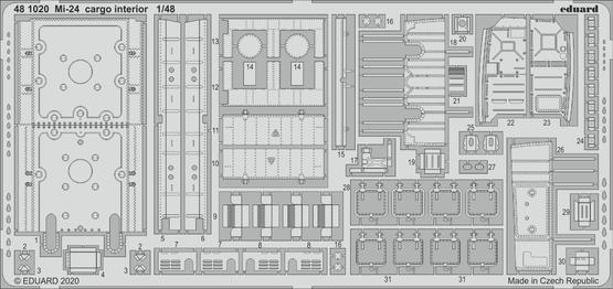 Mi-24 cargo interior 1/48 