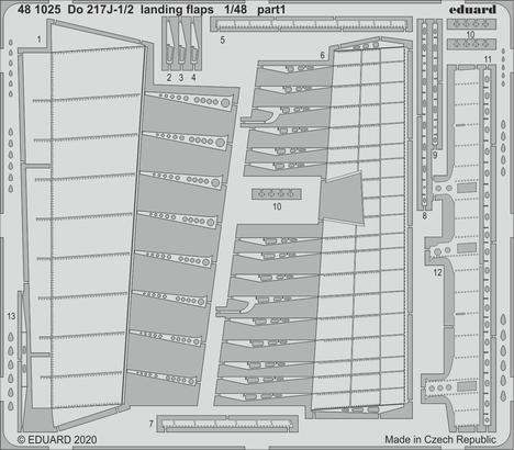 Do 217J-1/2 landing flaps 1/48  - 1