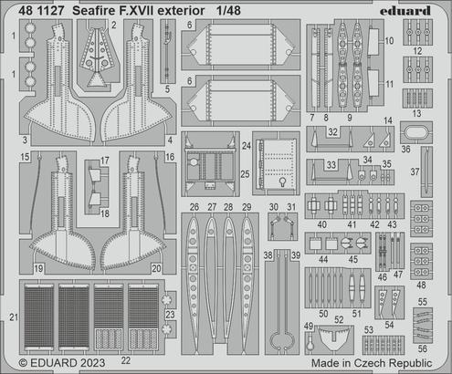 Seafire F.XVII exteriér 1/48 