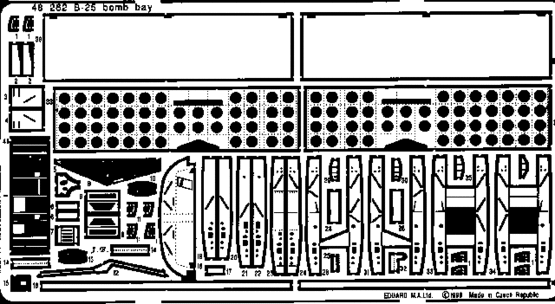 B-25 bomb bay 1/48  - 1