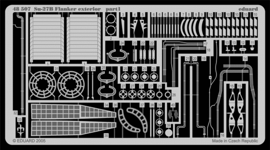 Su-27 Flanker B exterior 1/48  - 1