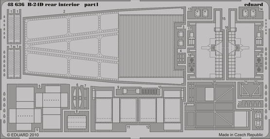 B-24D rear interior 1/48  - 1