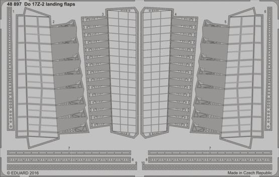 Do 17Z-2 landing flaps 1/48 